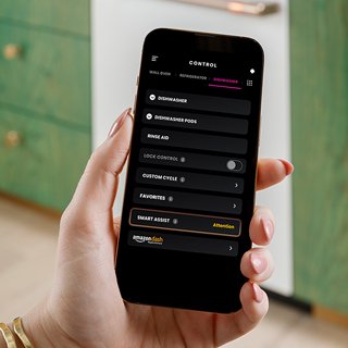 A smart phone showing the SmartHQ app with Smart Assist.